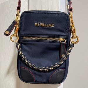 MZ Wallace Micro Crosby in Navy